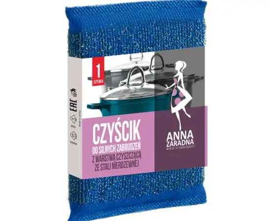 Губка для чистки сильных загрязнений Anna Zaradna