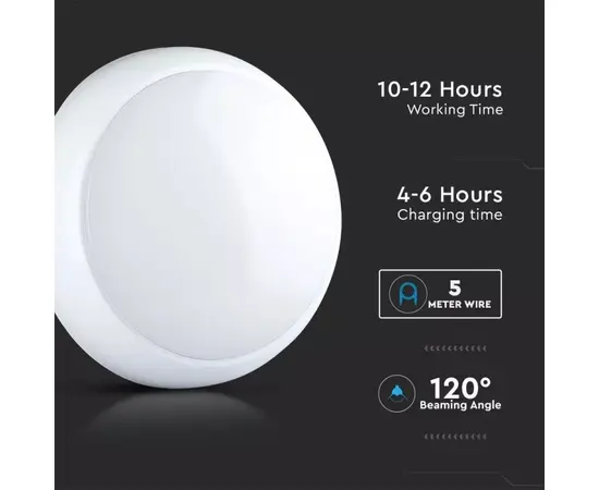 Светильник с солнечной панелью и пультом V-TAC LED Solar 7613 IP65 3in1 15W