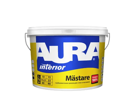 ინტერიერის საღებავი Eskaro Aura Mastare 10 ლ