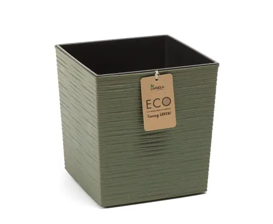 ქოთანი ყვავილის Lamela JUKA ECO 11ლ მწვანე
