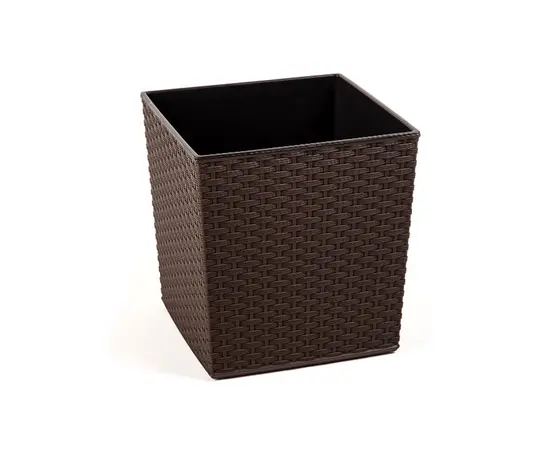ქოთანი ყვავილის Lamela JUKA rattan planter mocha 25x25 სმ