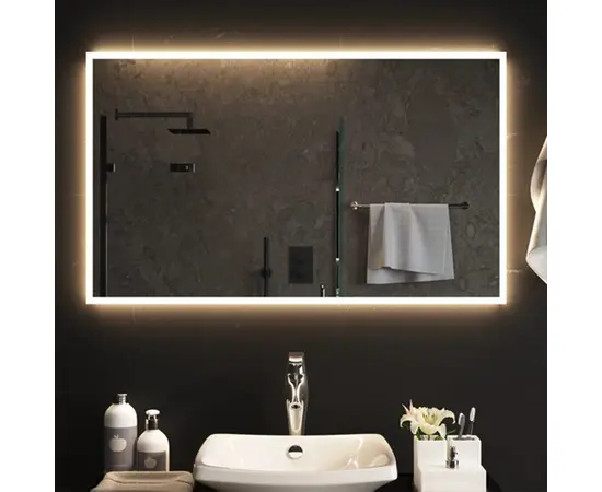 Mirror with backlight and anti-fog Ensli 14088 SQUARE-D-LED 24W
