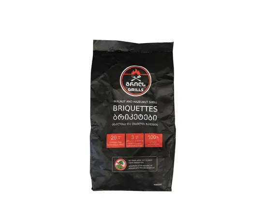 Briquettes of walnuts and hazelnut shells 5 kg