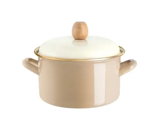 Эмалированная кастрюля с крышкой ARSHIA/26554 2л 16 см