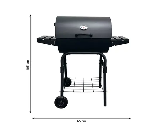 გრილი-ბარბექიუ BARREL charcoal bbq 550