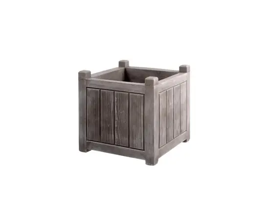 Деревянный горшок EDA Plastiques CHARME BAC CARRE 40 X 40 X 40 см 31 л