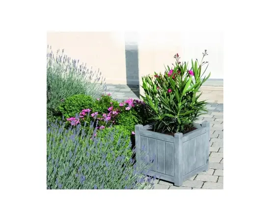 Деревянный горшок EDA Plastiques CHARME BAC CARRE 40 X 40 X 40 см 31 л