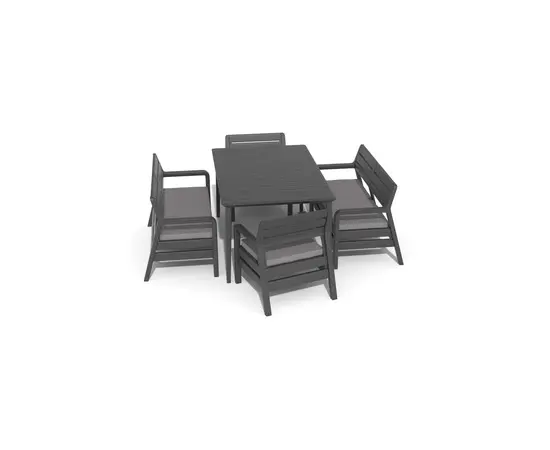 Set of garden furniture Keter Allibert graphite