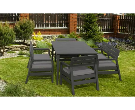 Set of garden furniture Keter Allibert graphite