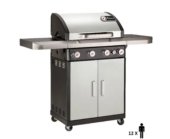 Gas BBQ Grill Landmann Rexon PTS 4.1 12274