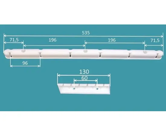 Ceiling dryer Familia 1,8m 6 pipes