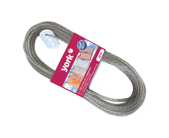 Laundry rope with steel lock York 20 m