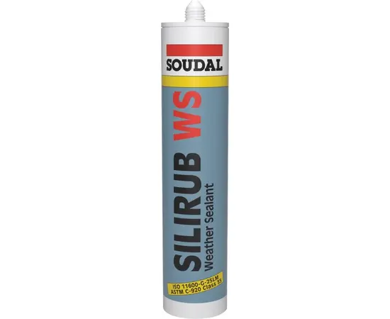 Facade silicone sealant Soudal Silirub WS 310 ml black