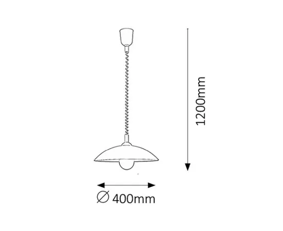 Hanger Rabalux Round 4780 E27 1x MAX 60W