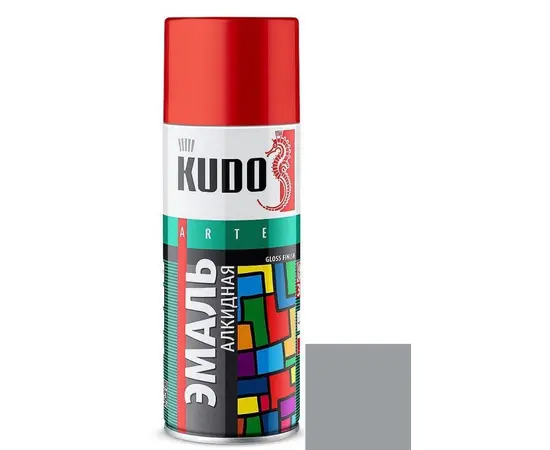 Enamel universal Kudo KU-1018 Ral 7040 grey 520 ml