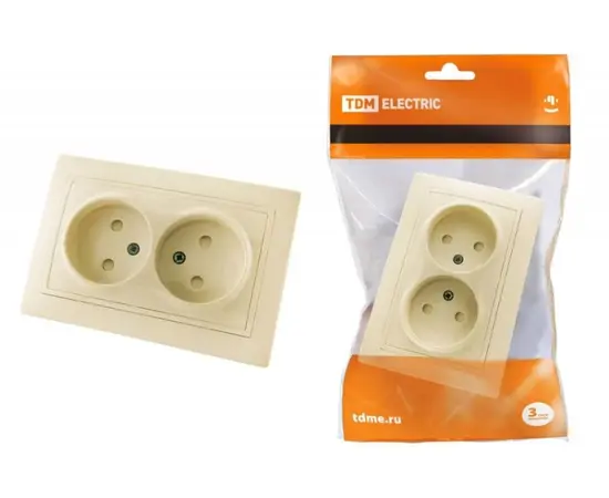 Socket TDM SQ1814-0117 2 ivory