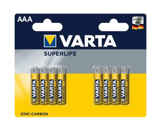 Батарейка солевая VARTA  AAA 8 шт.