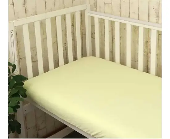 Mattress cover Runo 60x120cm yellow