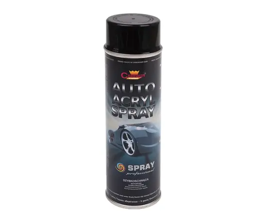 Acrylic spray paint Champion Auto acryl black glossy 500 ml