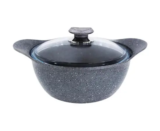 Кастрюля с крышкой OMS GRANIT 25074 24x12 см 4.55 л