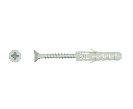 დიუბელი განმბჯებით Koelner 10 მმ სჭვალით 6.0x60 მმ 50 ც B-SL-FIX-10+660  ყუთი