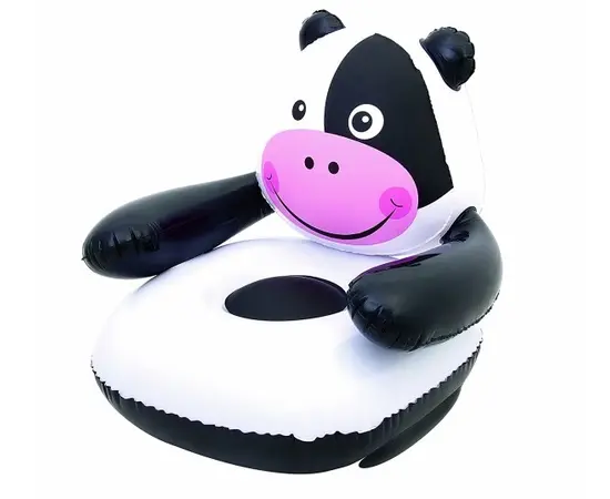 Armchair inflatable cow white and black Bestway 75025 80x80x71 cm