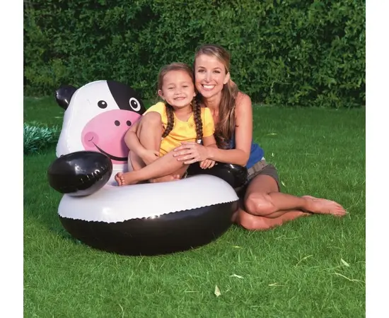 Armchair inflatable cow white and black Bestway 75025 80x80x71 cm