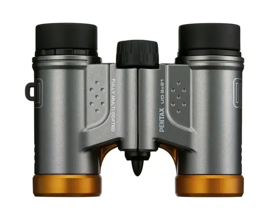 ბინოკლი Pentax Binoculars UD 9x21 ნაცრისფერი/ნარინჯისფერი