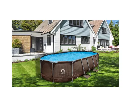 Frame pool Avenli 12024 oval brown 427x275x100 cm