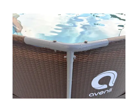 Frame pool Avenli 12024 oval brown 427x275x100 cm