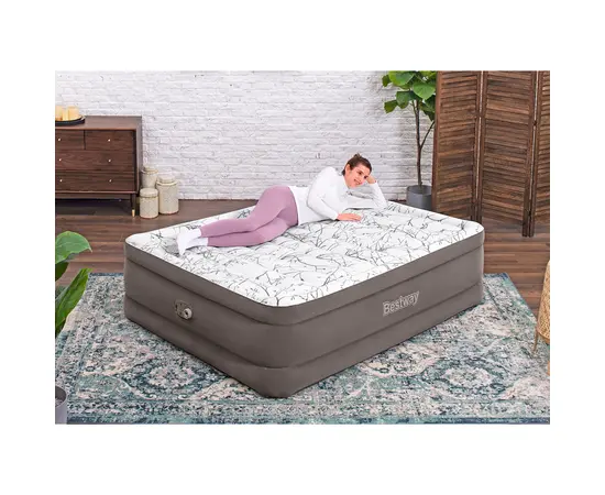 Inflatable mattress equipped with pump Bestway 152x203x56 cm