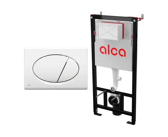 Installation system for suspended toilet Alcadrain AM101/1120 + button M70