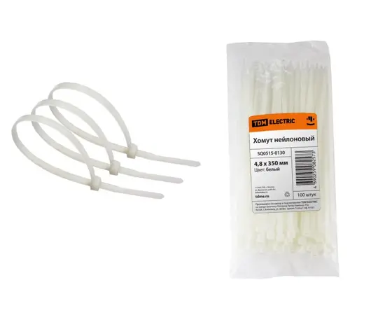 Хомут TDM SQ0515-0130 4.8х350 мм 100 шт