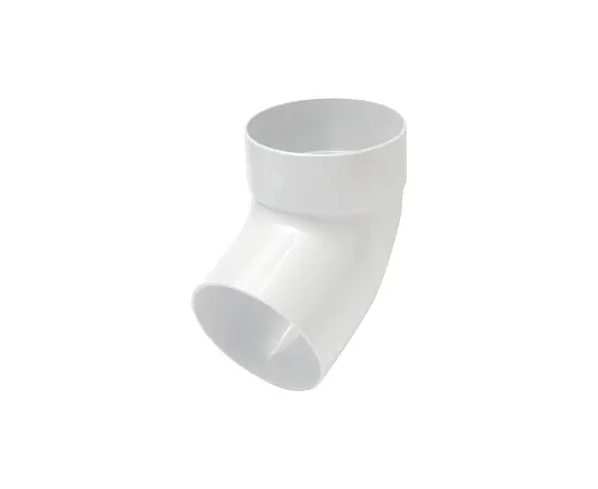 Branch pipe single coupling RainWay 75 mm 87° white