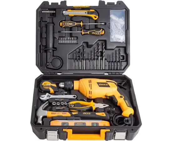 Impact drill Ingco HKTHP11021 650W + tool kit 101 pcs