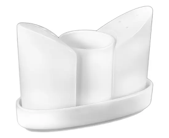 Spice shacker ceramics BONE BRILLIANT PD443 21044