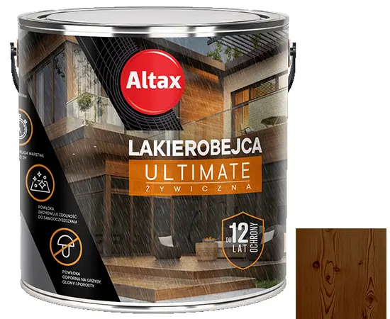 Facade varnish Altax Ultimate brown 2.5 l