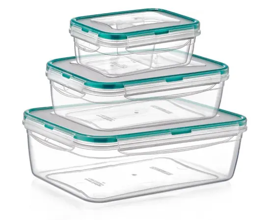 Set of containers for products Irak Plastik Fresh box LC-310 3 pc