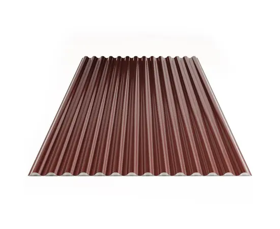 Corrugated metal sheet 0.35x920 mm 1.84 m² burgundy