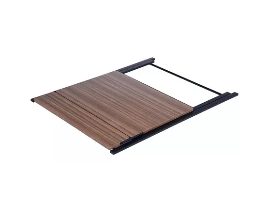 Компьютерный стол MEGAN TEAKW 81,5x70x82,5см черный, коричневый