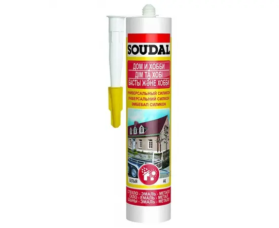 Silicon universal Soudal 280 ml. white