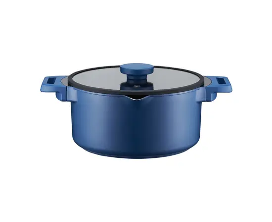 Pot AMBITION with cobalt surface 28cm