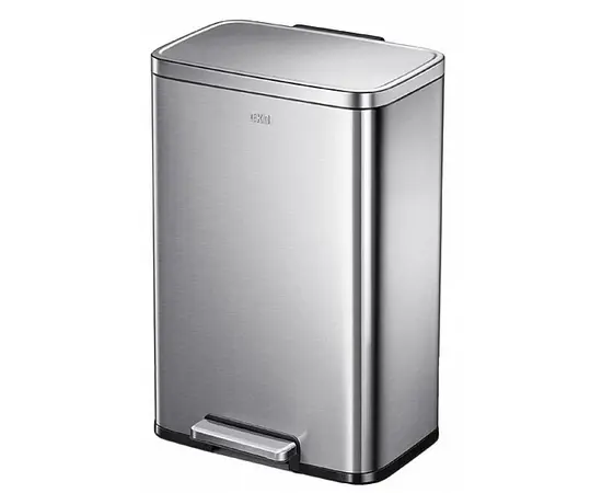Metal Trash Bin Silver Ekoflora 30L