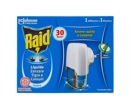 Electric Mosquito Repellent with Liquid RAID 30 Nights