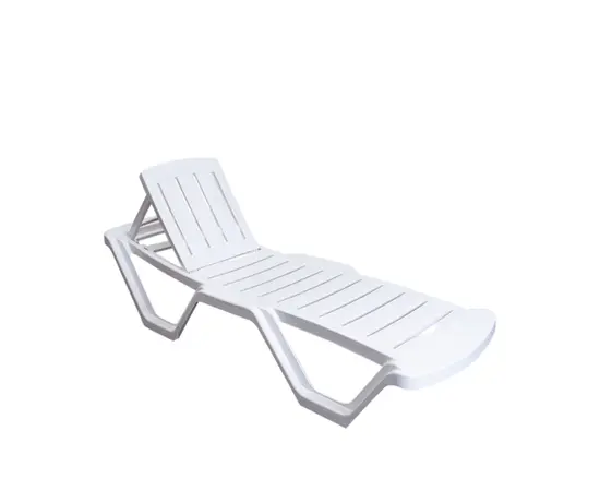 Chaise lounge white Aleana Comfort