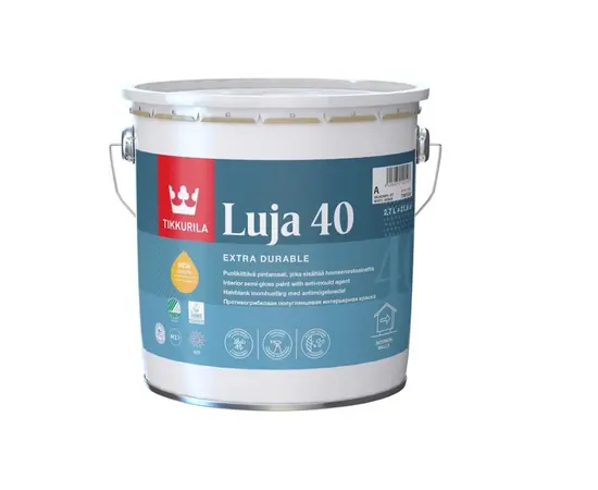 Краска интерьерная Tikkurila Luja 40 New A 2.7 л