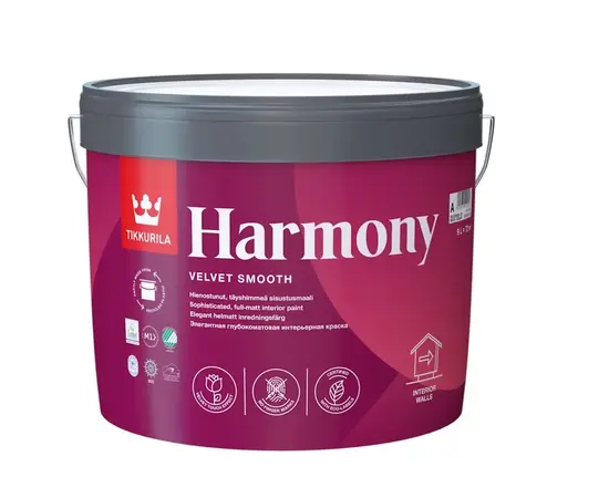 Краска для интерьера Tikkurila Harmony A 9 л