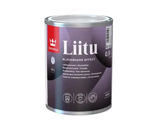 Декоративная краска Tikkurila Liitu Blackboard Paint A 0,9 л