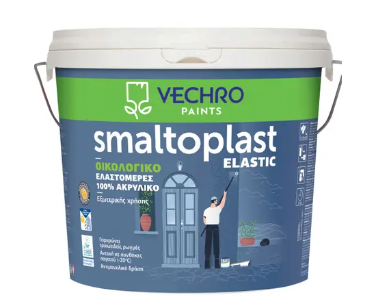 Краска водоэмульсионная Vechro SMALTOPLAST ELASTIC ECO BASE D 10 л