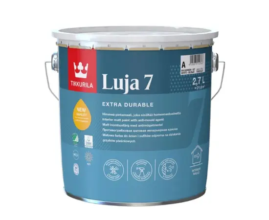 Краска интерьерная Tikkurila Luja 7 New A 2,7 л